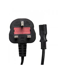 3m Figure of 8 UK Mains Power Cable