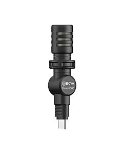 BOYA BY-M100UC Miniature Condenser Microphone with Plug & Play USB Type-C