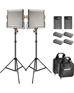NEEWER Bi-Colour LED 480 Video Light and Stand Kit