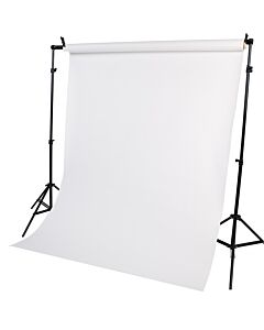 1.35x10m White Paper Roll + Stand Kit