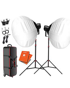 Godox Twin SL150WII Kit with 65cm Diffusion Domes and Bag