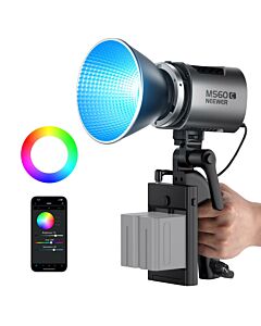 NEEWER MS60C RGB LED Video Light Handheld Spotlight