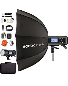 Godox AD400Pro with AD-S85S Silver Softbox