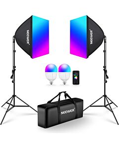 Neewer NK800 RGB Softbox Lighting Kit
