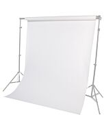 Photo Studio Paper Background | Pet, Product, Portrait Photography | 1.35m Width 10m Length | White| Lencarta