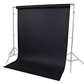 Photo Studio Paper Background | Pet, Product, Portrait Photography | 1.35m Width 10m Length | Black | Lencarta