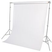 Photo Studio Paper Background | Pet, Product, Portrait Photography | 1.35m Width 10m Length | White| Lencarta