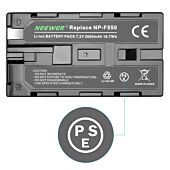 NEEWER 2600mAh Sony NP-F550/570/530 Replacement Battery