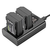 NEEWER Upgraded NP-FZ100 Sony Replacement Battery Charger Set