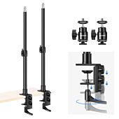NEEWER Desk Mount C Clamp Light Stands 2-Pack
