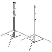 NEEWER Stainless Steel Photography Light Stand 260cm 2-Pack