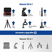 NEEWER 61 in 1 Action Camera Accessory Kit
