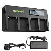NEEWER DP-F970 4-Channel Sony NP-F Battery Charger