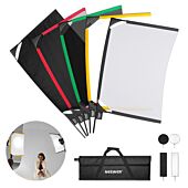 NEEWER 5 in 1 Photography Foldable Scrim Flag Kit
