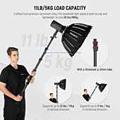 NEEWER MS-230C 7.5ft/230cm Boom Pole Stand