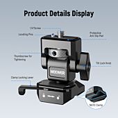NEEWER Camera Monitor Mount with QR NATO Clamp