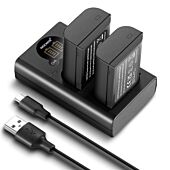 NEEWER DMW-BLK22 Replacement Battery and Charger Set