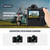 NEEWER MB-N11 Battery Grip For Nikon Z6 II and Z7 II Camera