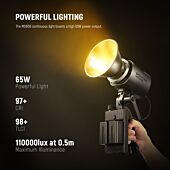 NEEWER MS60B Bi-color LED Video Light Handheld Spotlight