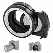 NEEWER EF to EOS R Mount Adapter with Drop in Variable ND Filter ND3-ND500