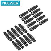 Neewer Micro Snake 3 Pin XLR Charger Connector 20pcs Audio Jack Microphone Connector