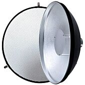 Solid Metal Beauty Dish (inc. Honeycomb Grid) | Atom and Godox Witstro AD-S3
