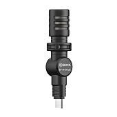 BOYA BY-M100UC Miniature Condenser Microphone with Plug & Play USB Type-C