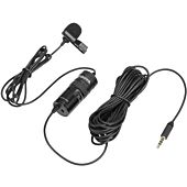 Boya BY-M1 Microphone | Pro Universal Lavalier Clip-on Mic | for Cameras and Smartphones