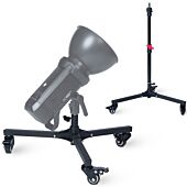 Lencarta Low Level Photography Light Stand | 2 Section Tier| Pack Of Two