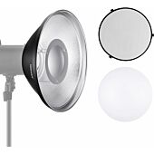 NEEWER LD30 Studio Strobe Flash Light Reflector Beauty Dish 30cm