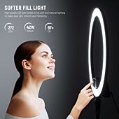 NEEWER SRP18-18-inch LED Ring Light 2.4G Remote