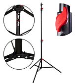 Lencarta Lightweight Patented Light Stand | 190cm | Pack Of Two