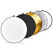 NEEWER 5-in-1 80/110CM Collapsible Round Light Reflector With Grip