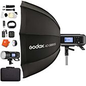 Godox AD400Pro kit with AD-S85S Silver Softbox