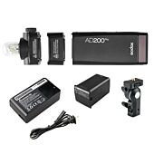 Godox AD200 Pro Portable Flash Kit with 265cm Lightstand