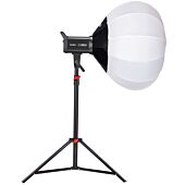 Godox SL100D Continuous Lighting Kit | Lantern Softbox and 265cm Lightstand | Streaming & Video