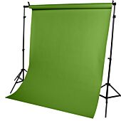1.35x10m Green Paper Roll + Stand Kit