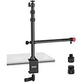 NEEWER Tabletop Camera Mount Light Stand With Flexible Arm