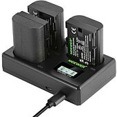 NEEWER LP-E6NH R6 II Replacement Battery Charger Set For Canon