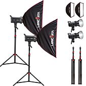 Godox SL100D Dual Softbox Streaming Kit with 360cm Stand | Professional Photo & Video Kit 