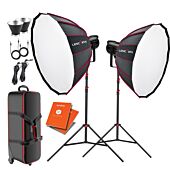 Godox Twin SL150WII Kit with EQ-Pro 80cm Octa Softboxes and Bag