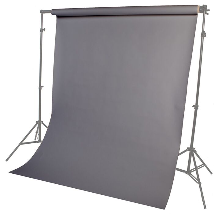 Photo Studio Paper Background | Pet, Product, Portrait Photography | 1.35m Width 10m Length | Grey | Lencarta