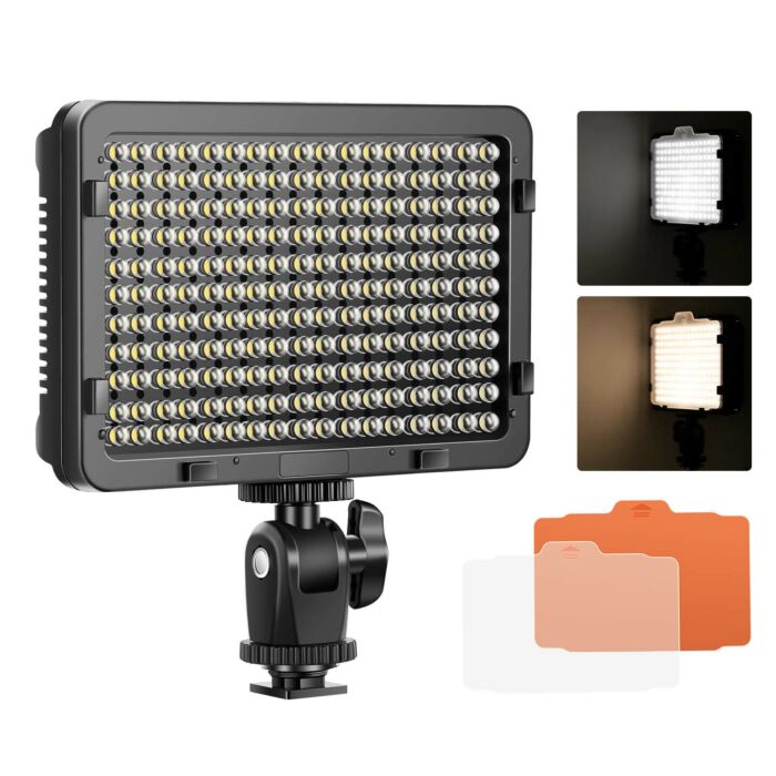 NEEWER On Camera Dimmable 176 LED Lighting Panel