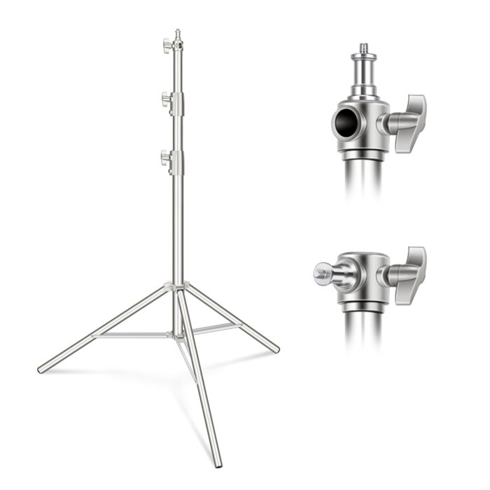 NEEWER Stainless Steel Light Stand 280cm