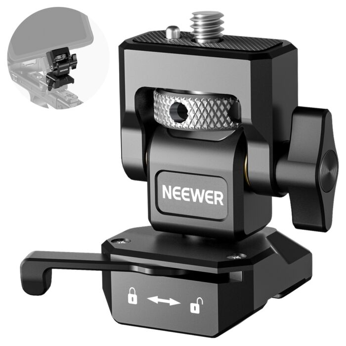 NEEWER Camera Monitor Mount with QR NATO Clamp