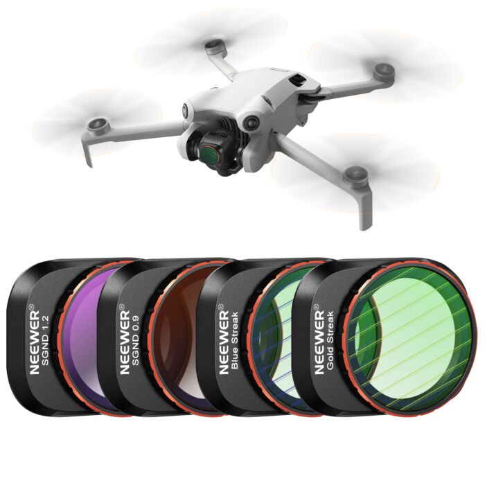 NEEWER ND and Effect Filter Set For DJI Mini 4 Pro 4-Pack