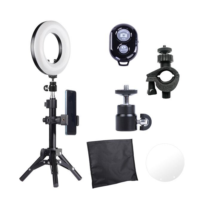 USB Ring Light With Tripod Stand and Mirror