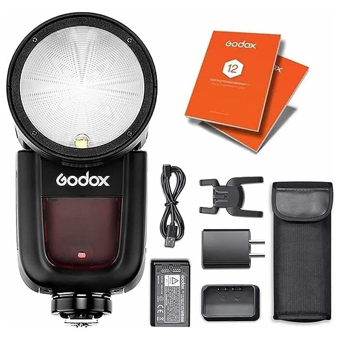 Godox V1-O Round Head HSS/TTL Speedlight for Olympus / Panasonic Cameras