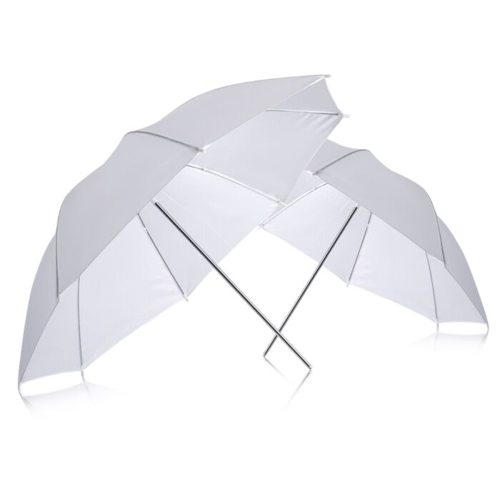 NEEWER 83cm White Translucent Soft Umbrella 2-Pack