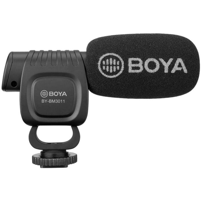 Boya BY-BM3011 Shotgun Condenser Microphone for DSLR Cameras, Camcorders, Audio Recorders